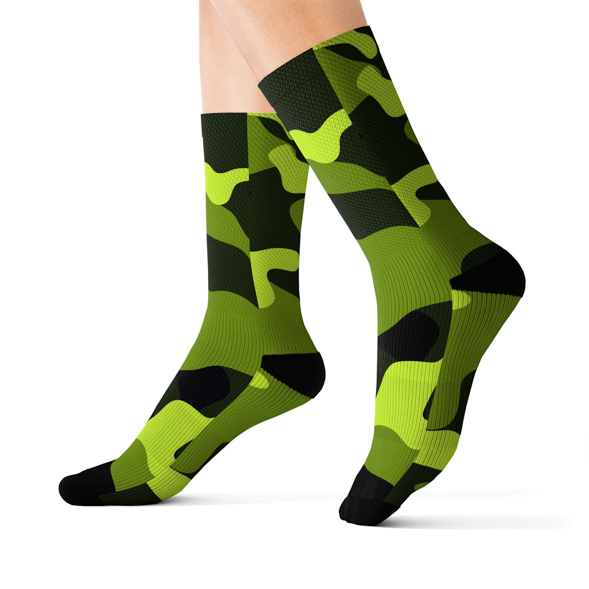 Volt Camo Athletic Crew Socks