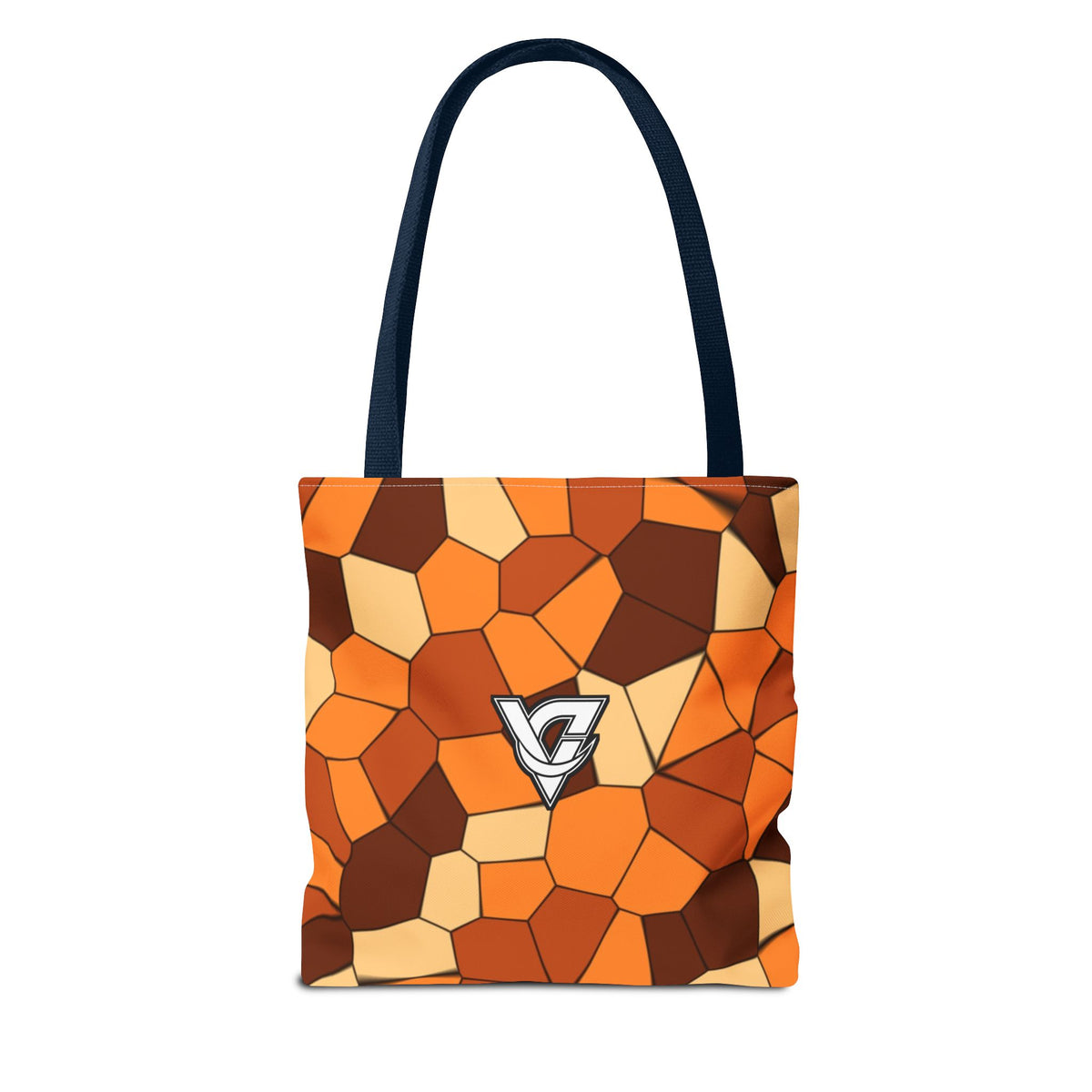 Pumpkin Mosaic Tote Bag — All-Over Print Gym & Everyday Tote