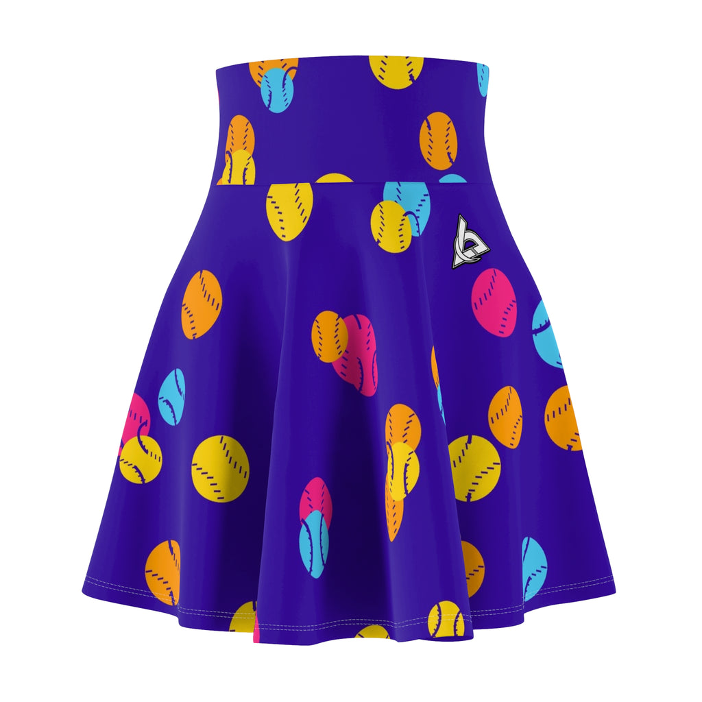 Baseball & Softball Sunrise Punch Icon Storm Women's Athletic Skater Skirt