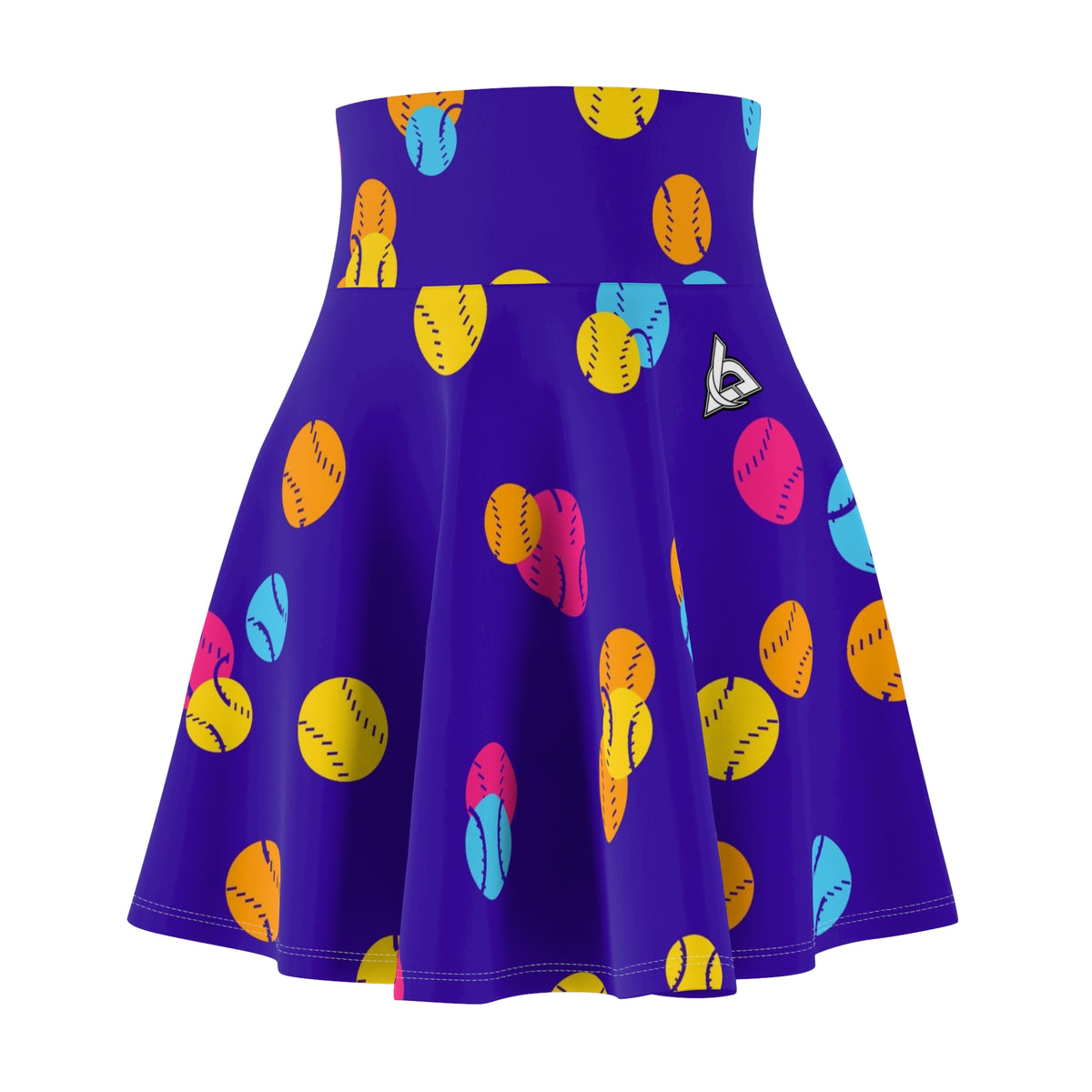 Baseball & Softball Sunrise Punch Icon Storm Women's Athletic Skater Skirt