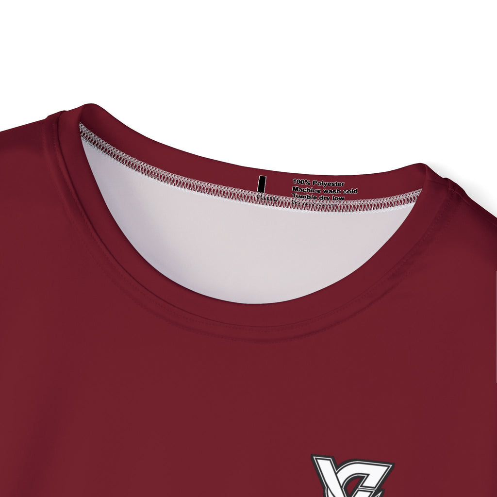 Vantacore Solid Maroon Men's Sports Jersey