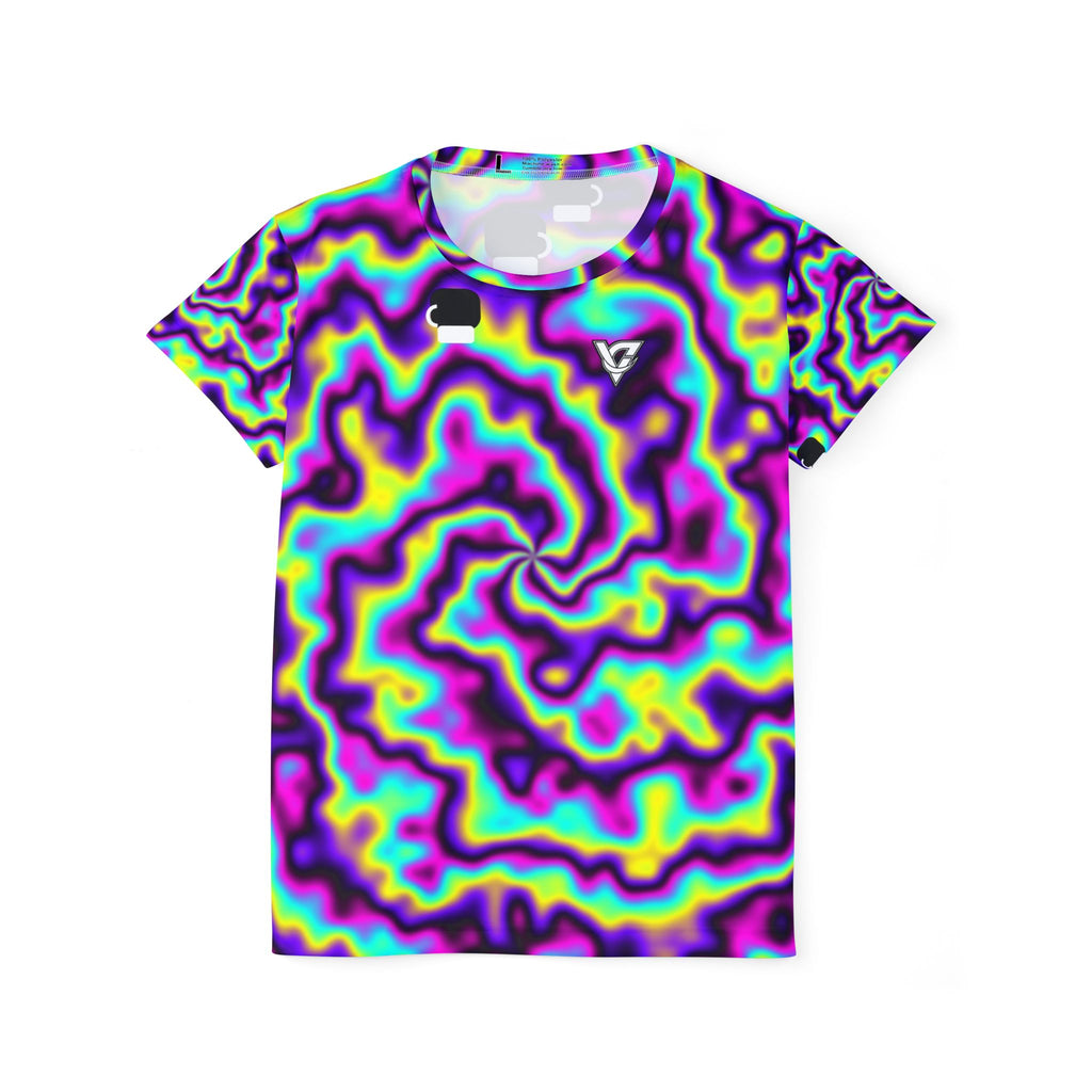 Combat Sports Midnight Neon Tie-Dye Spin Women's Sports Jersey