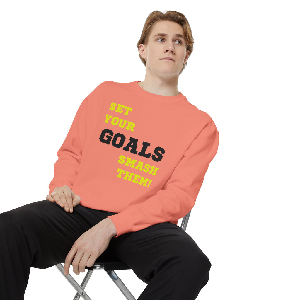 Set Goals | Motivational Crewneck Sweatshirt