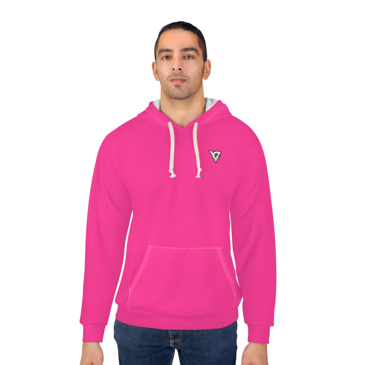 Hot Pink Essential Women's Pullover Hoodie