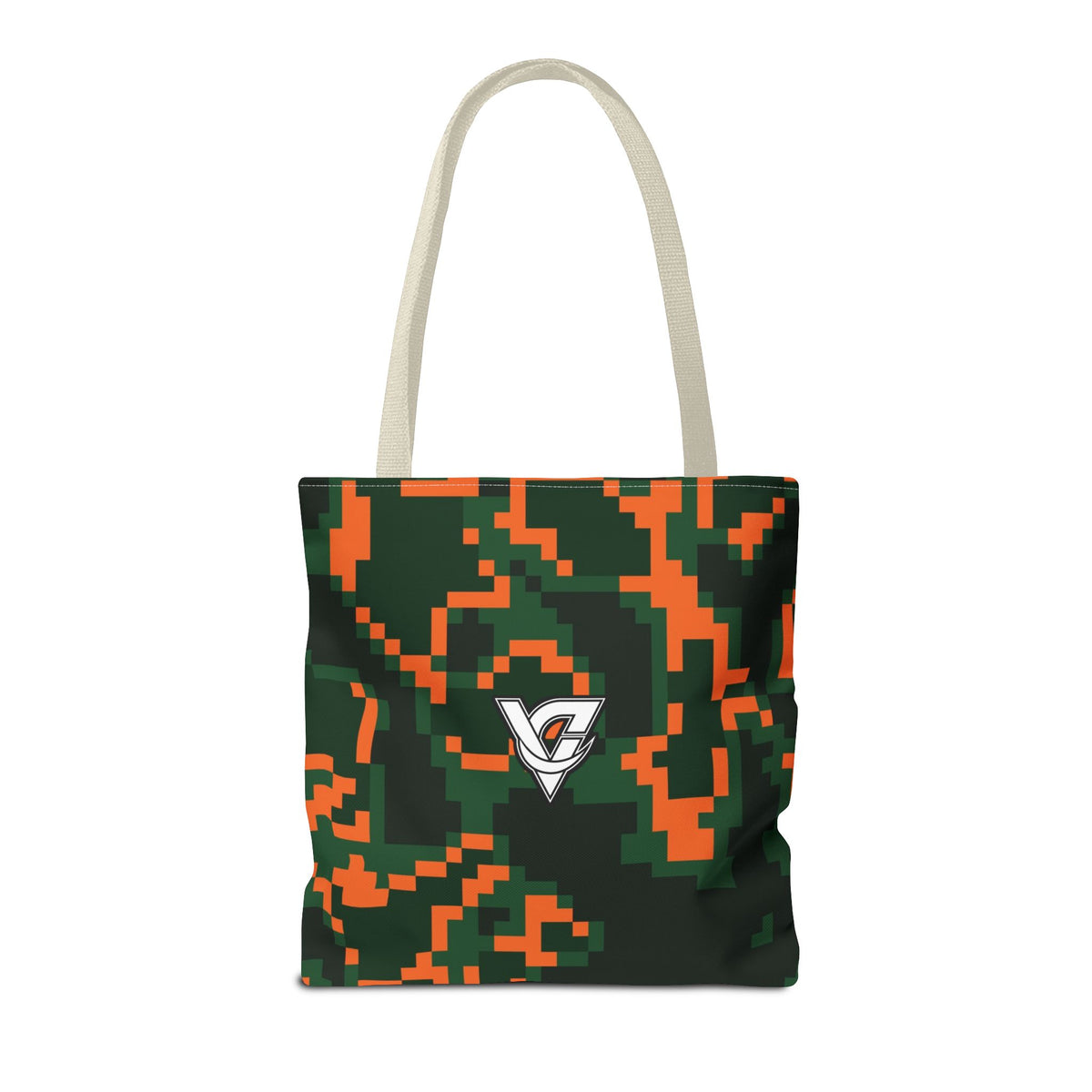 Evergreen Ember Digital Camo Tote Bag — All-Over Print Gym & Everyday Tote