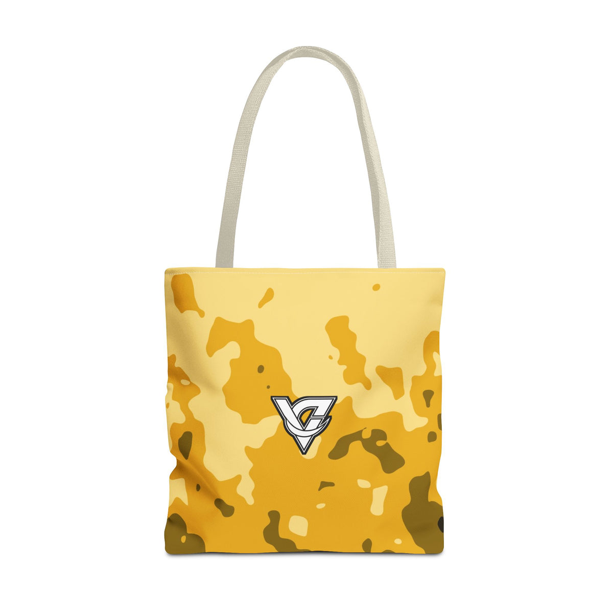 Mustard Magma Tote Bag — All-Over Print Gym & Everyday Tote