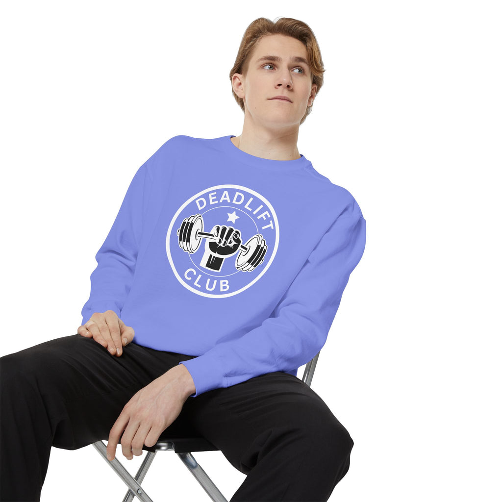 Deadlift Club Sweatshirt | Vintage Weightlifting Crewneck