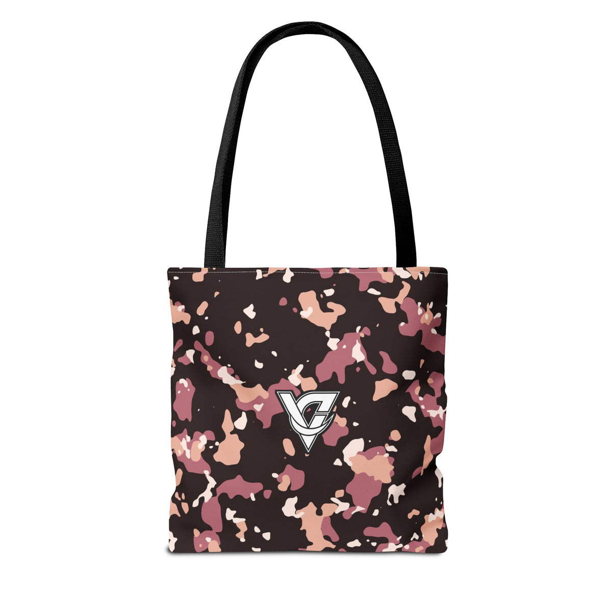 Rose Gold Splatter Tote Bag — All-Over Print Gym & Everyday Tote