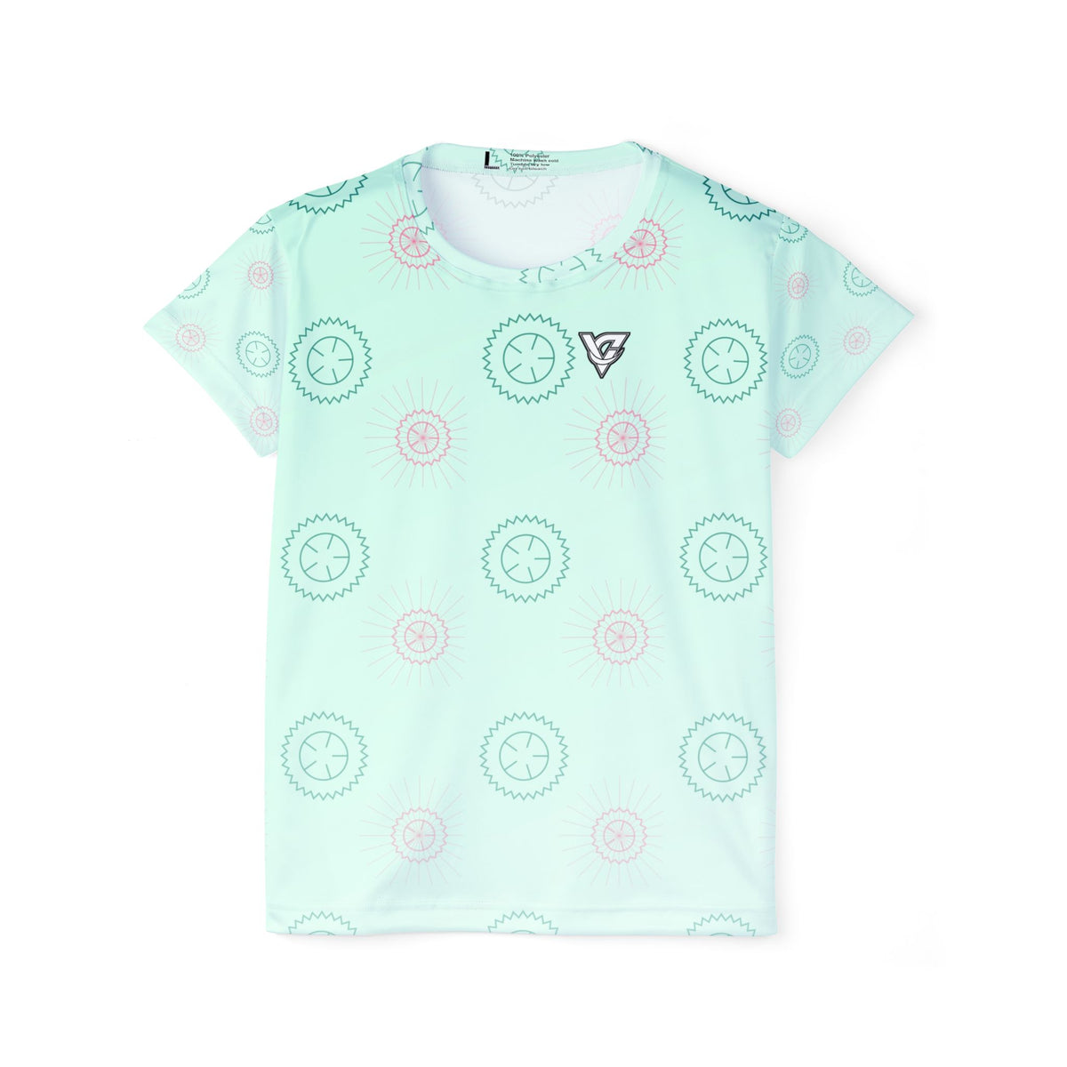 Cycling Mint Glow Chainring Women's Sports Jersey