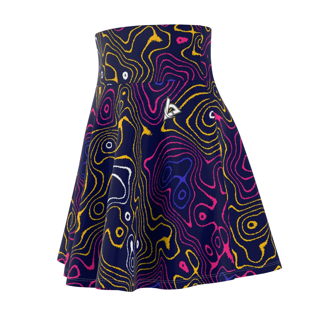 Running Royal Flame Topo Trail Women's Athletic Skater Skirt