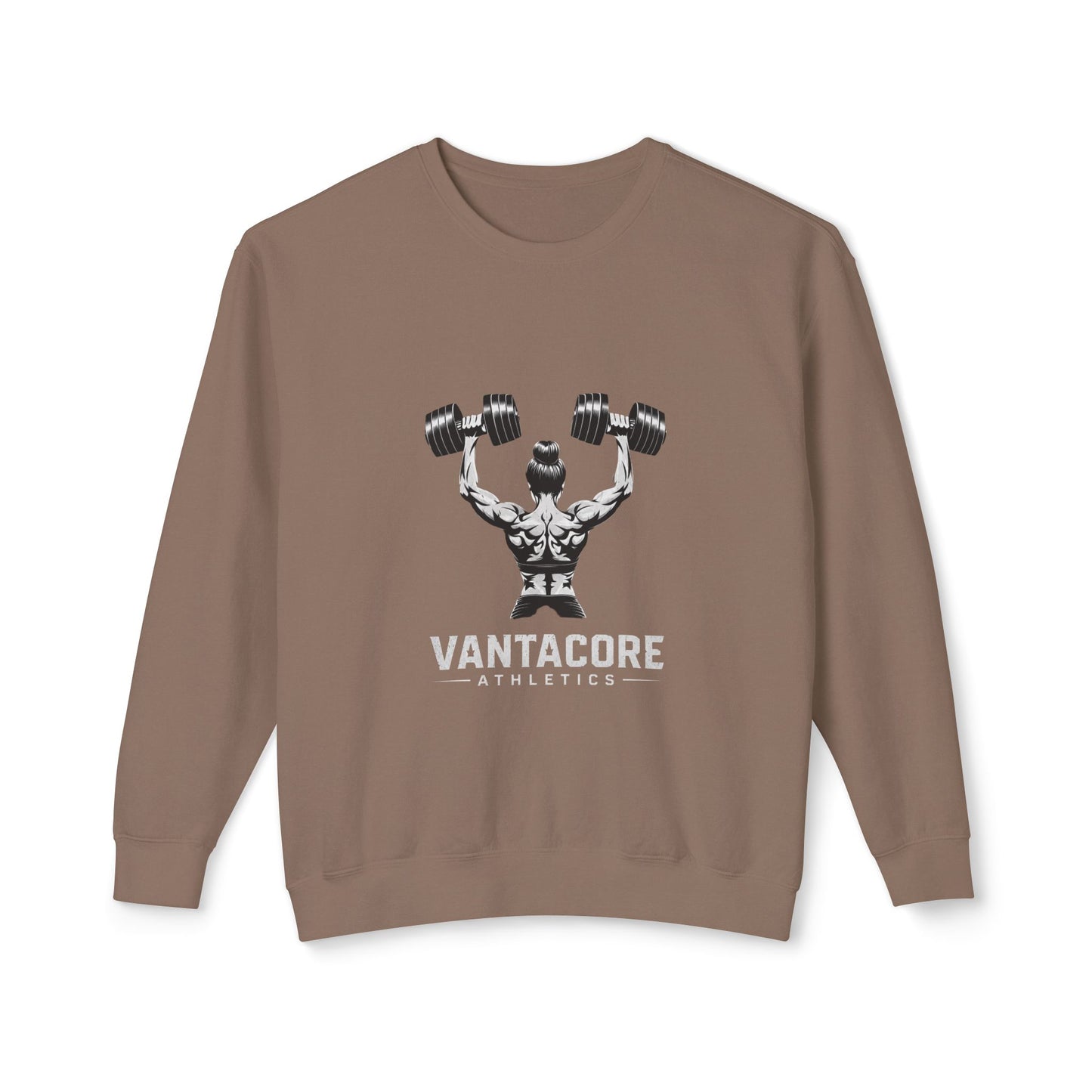 Weightlifting Crewneck Sweatshirt — Vantacore Athletics Dumbbell Design