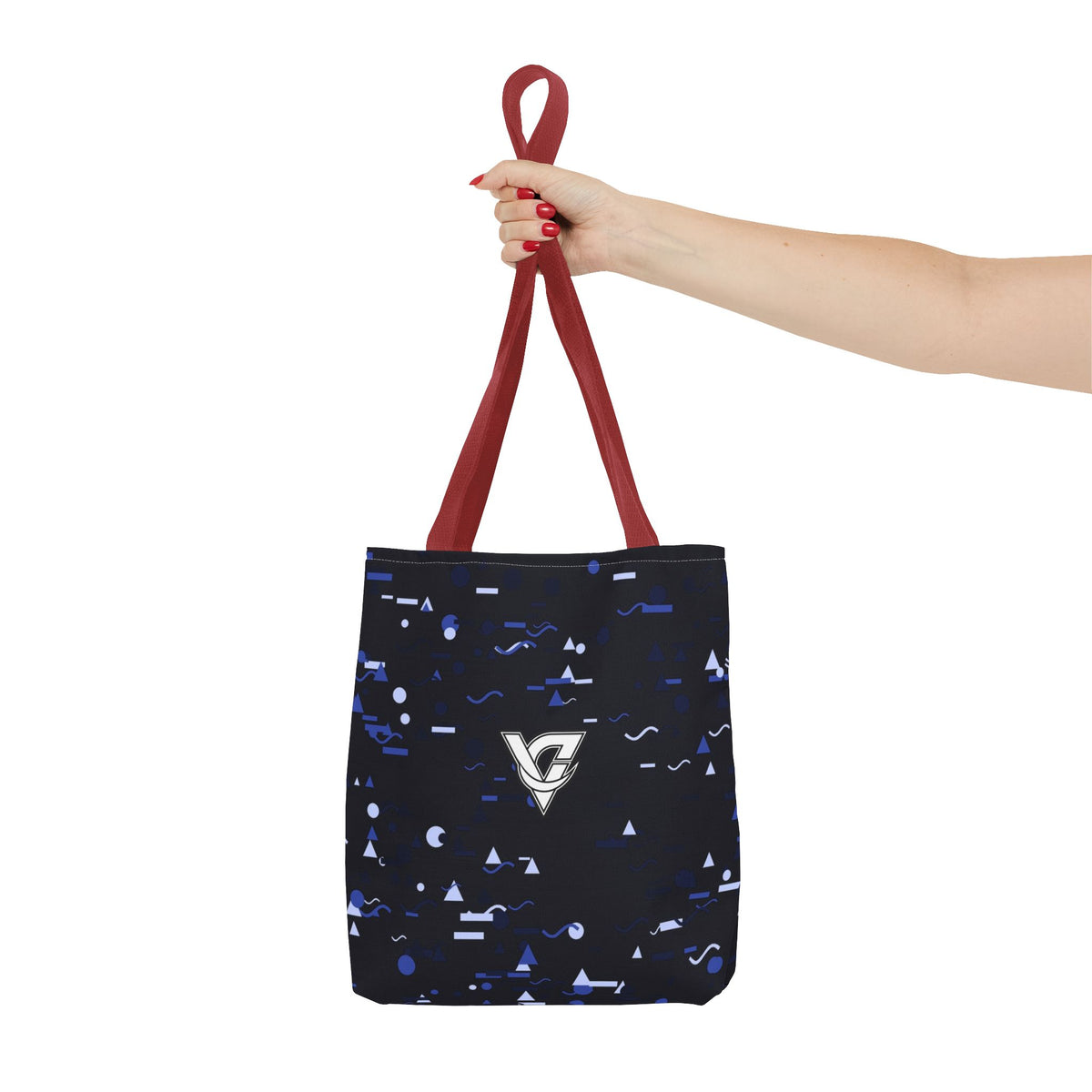 Midnight Confetti Tote Bag — All-Over Print Gym & Everyday Tote