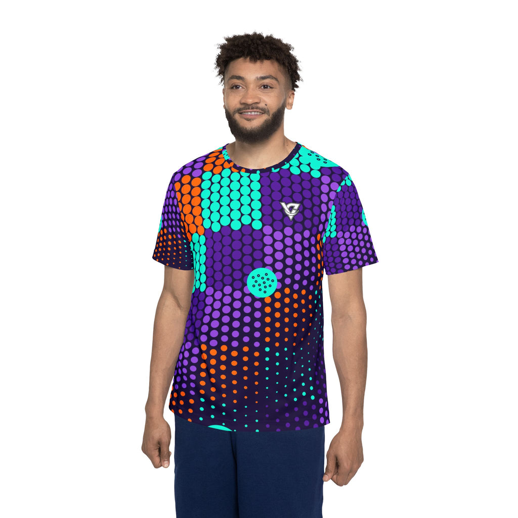 Golf Galaxy Glow Halftone Pulse Men's Sports Jersey