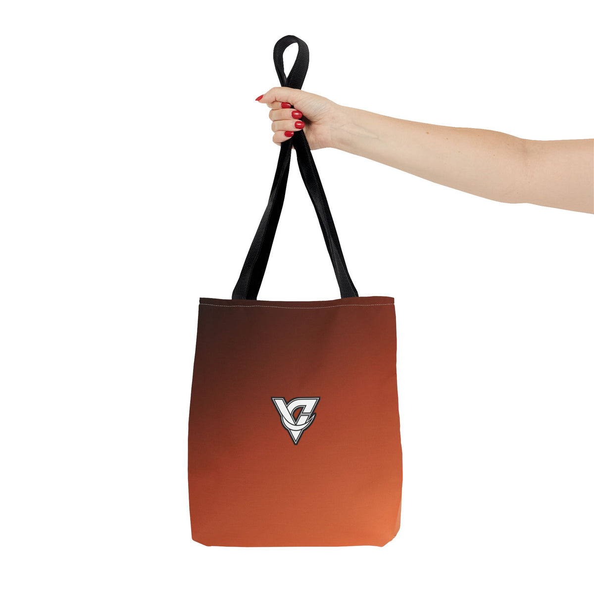 Terracotta Ombre Tote Bag — All-Over Print Gym & Everyday Tote