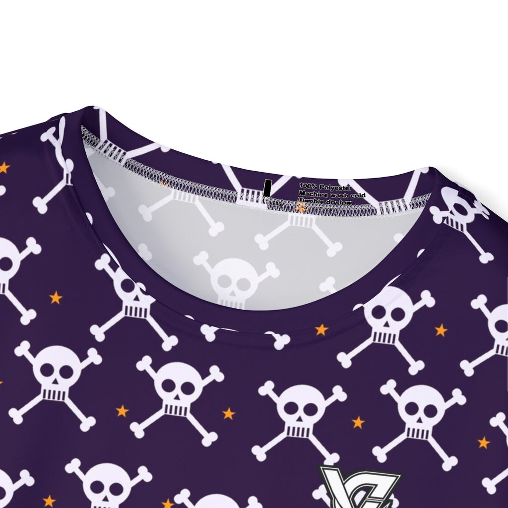 Halloween Hocus Pocus Skull & Crossbones Multipurpose Athletic Shirt