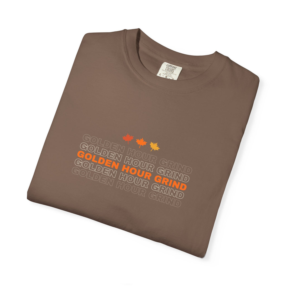 Golden Hour Grind Women's Garment-Dyed Graphic Tee