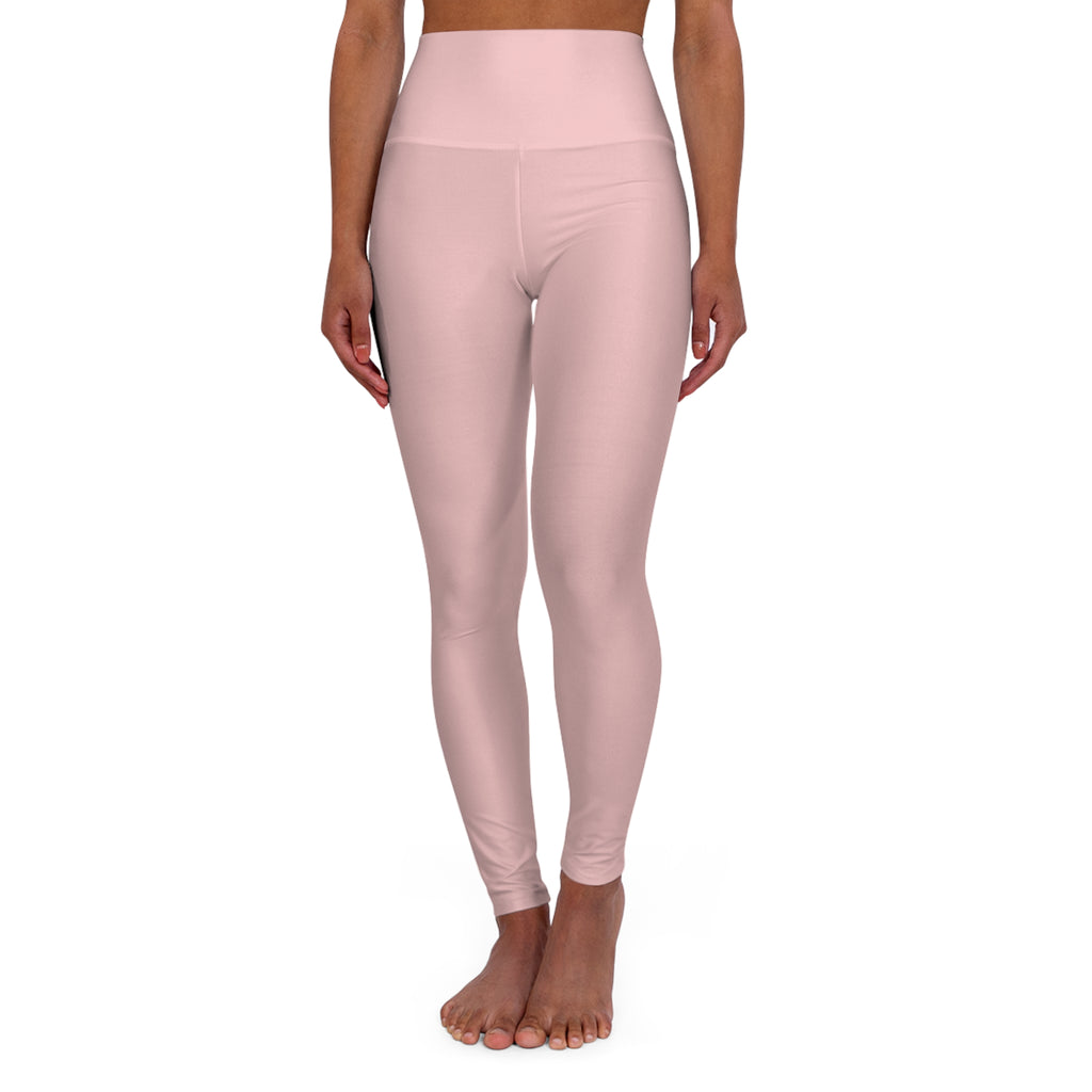 Blush Pink Essential High-Waisted Yoga Leggings
