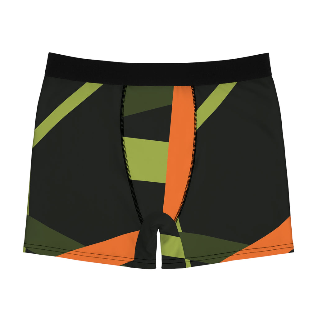 Moss Flame Shard Men's Boxer Briefs — Performance Underwear