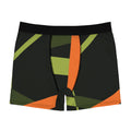Moss Flame Shard Men's Boxer Briefs — Performance Underwear