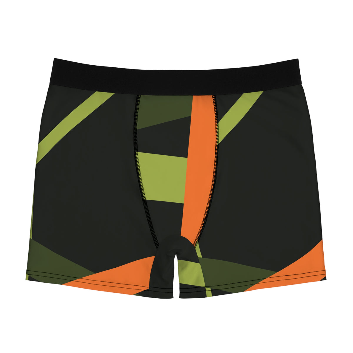Moss Flame Shard Men's Boxer Briefs — Performance Underwear