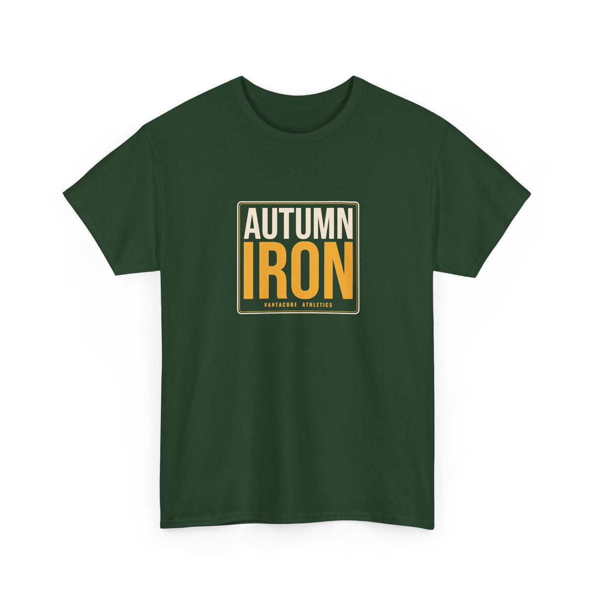 Autumn Iron | Men's Graphic Gym T-Shirt