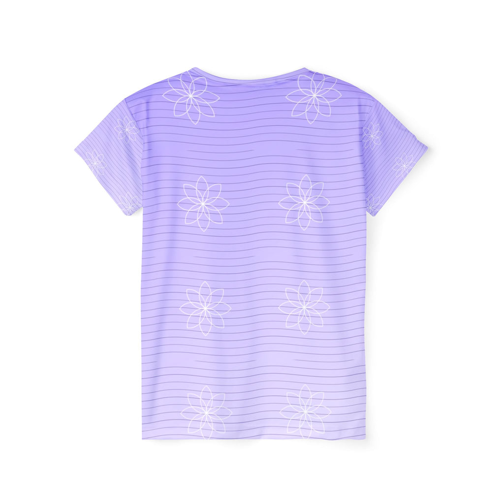 Yoga Lavender Mist Flow Lotus Women's Sports Jersey