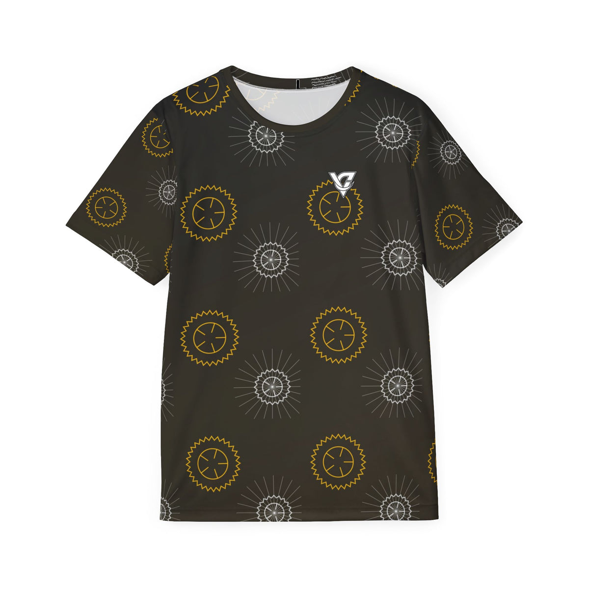 Cycling Gold Rush Chainring Men's Sports Jersey