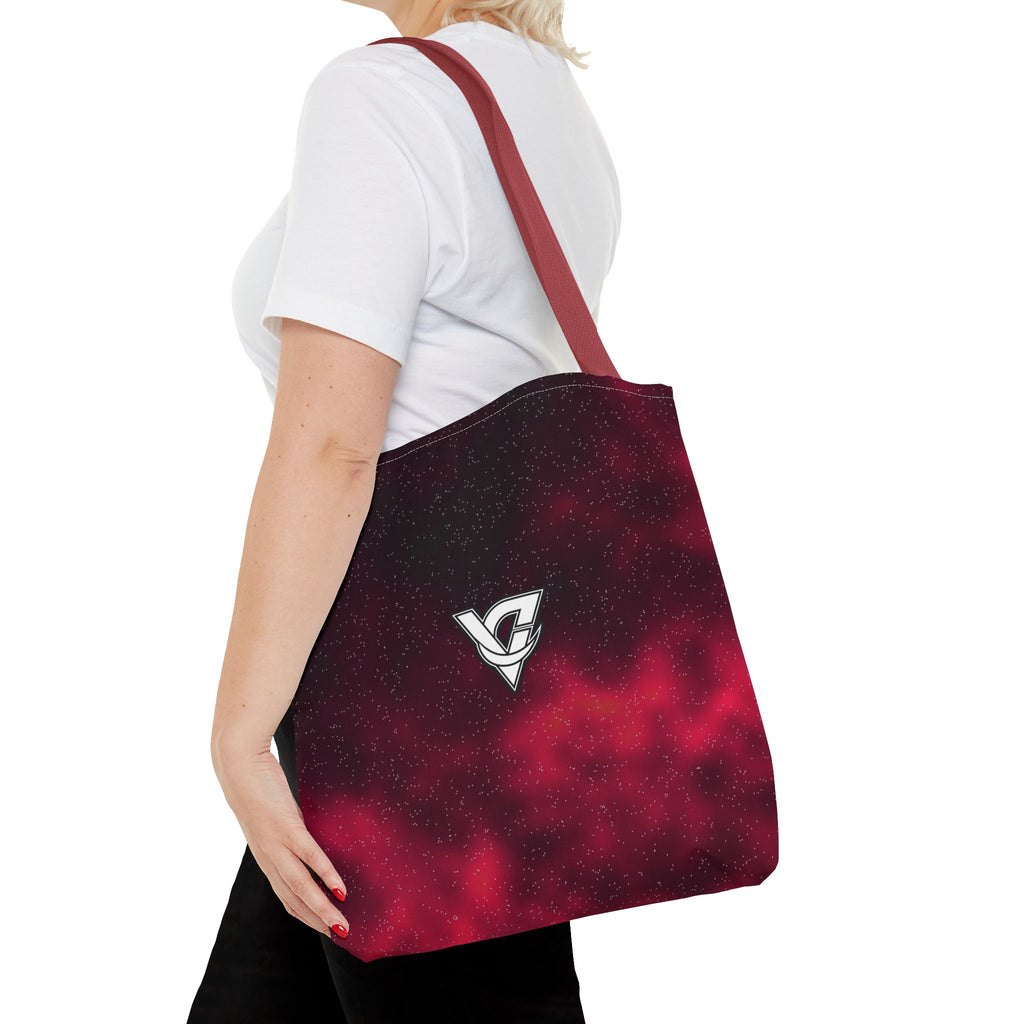 Infrared Galaxy Tote Bag — All-Over Print Gym & Everyday Tote