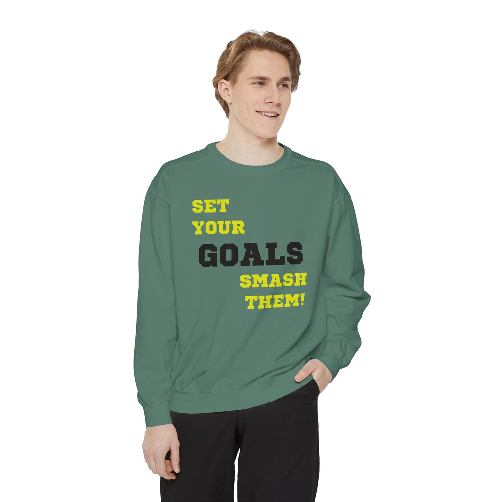 Set Goals | Motivational Crewneck Sweatshirt