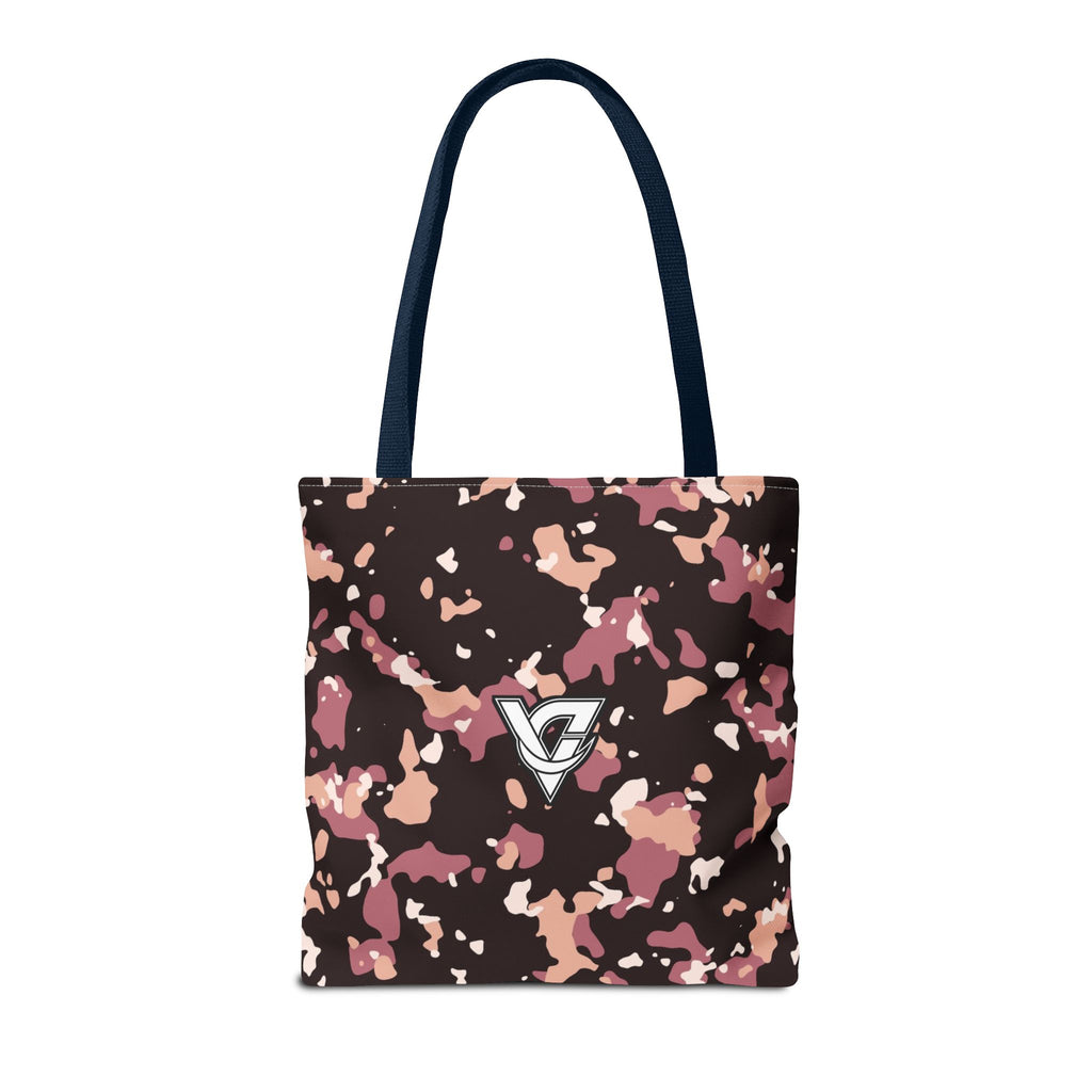 Rose Gold Splatter Tote Bag — All-Over Print Gym & Everyday Tote