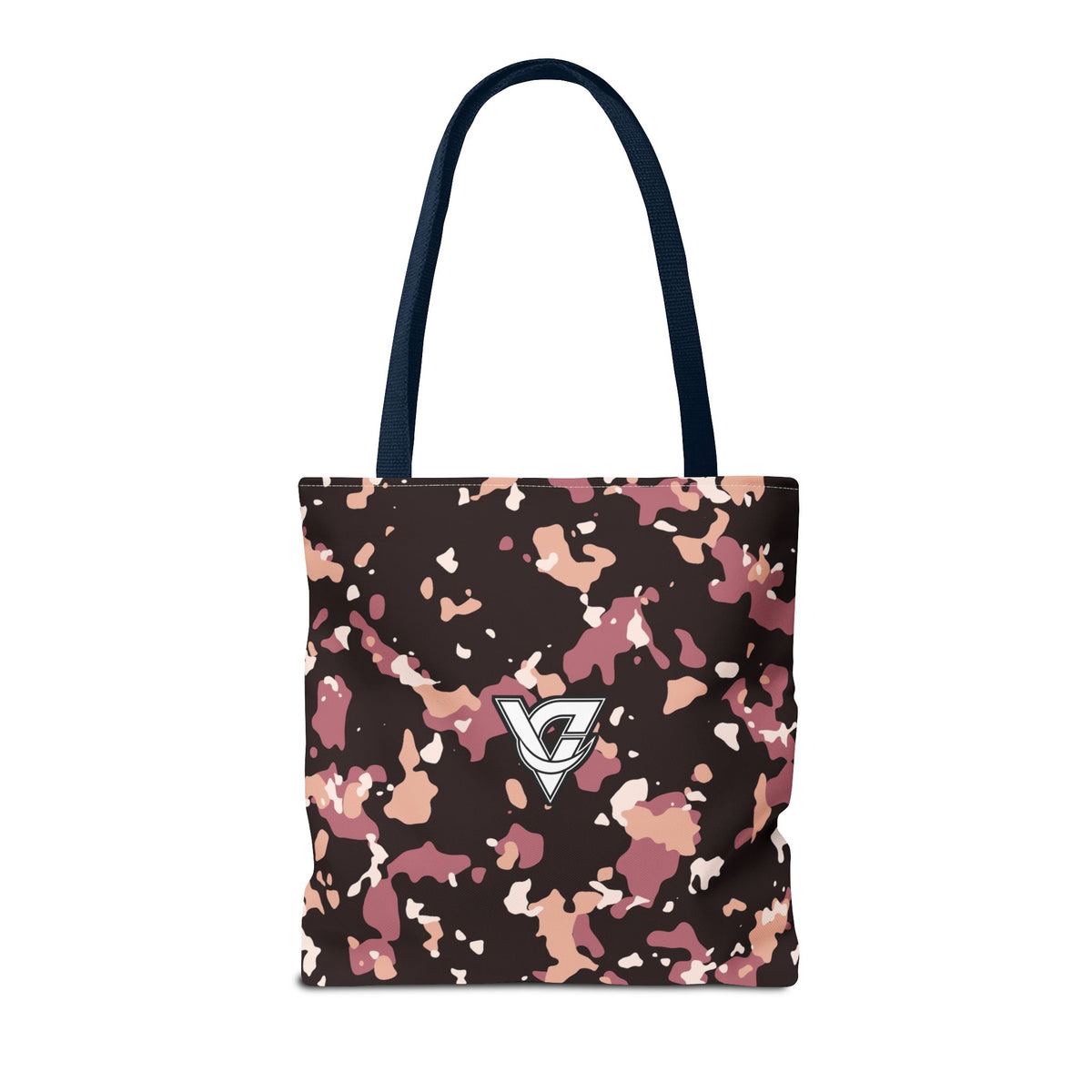 Rose Gold Splatter Tote Bag — All-Over Print Gym & Everyday Tote