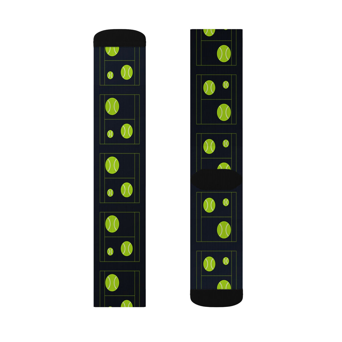 Tennis Volt Night Baseline Seam Athletic Crew Socks