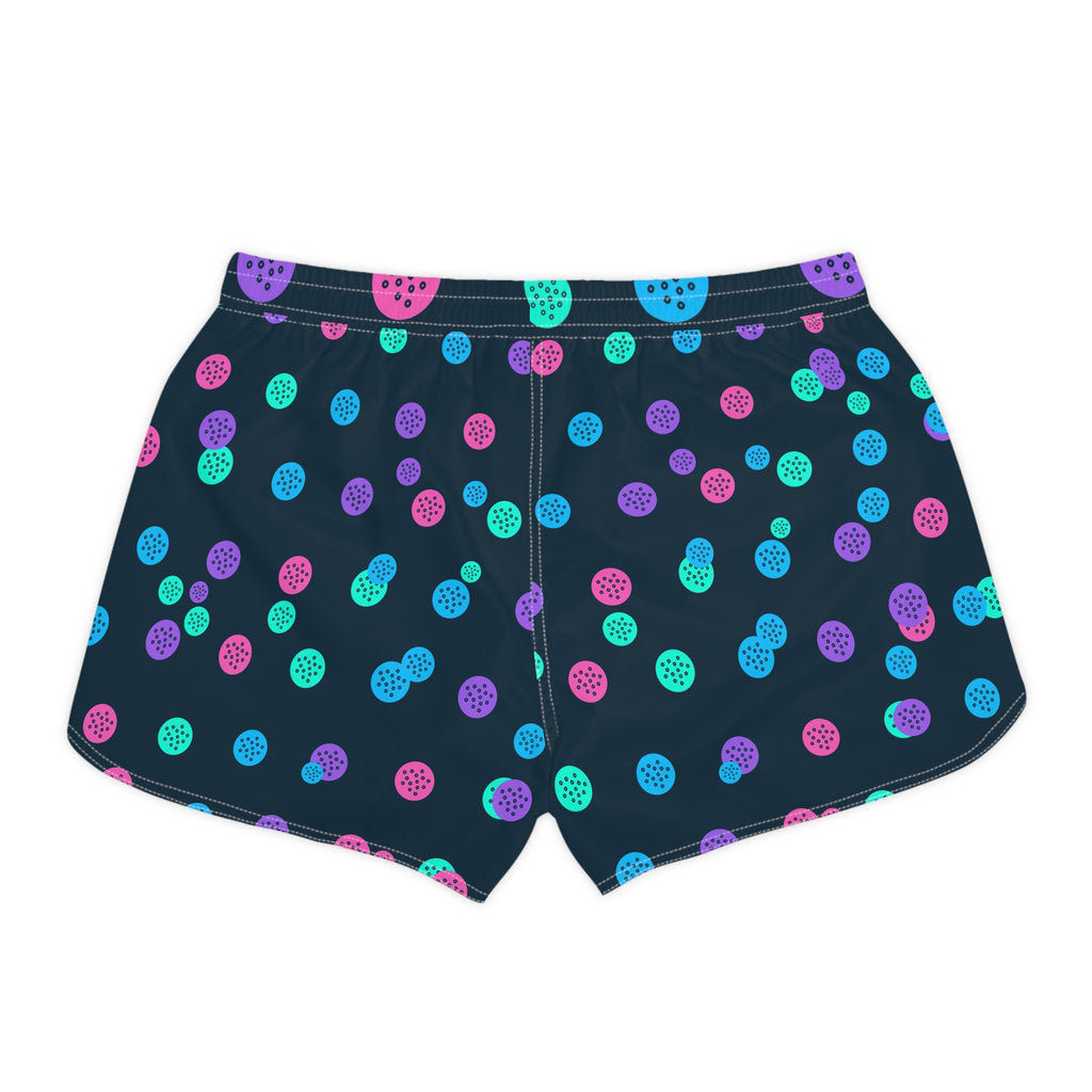 Golf Neon Lagoon Icon Storm Women's Athletic Shorts with Pockets