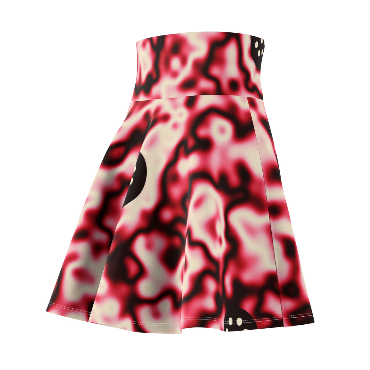 Pickleball Ruby Rush Marble Flow Women's Athletic Skater Skirt