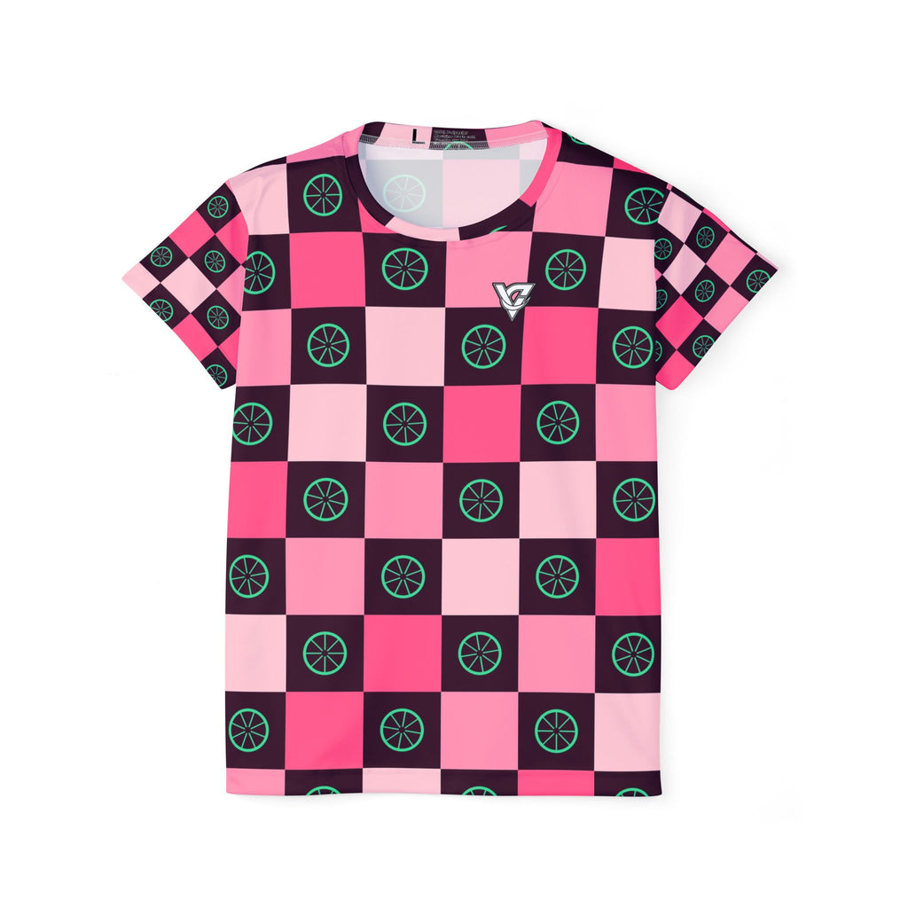Cycling Flamingo Fizz Checker Drive Women's Sports Jersey