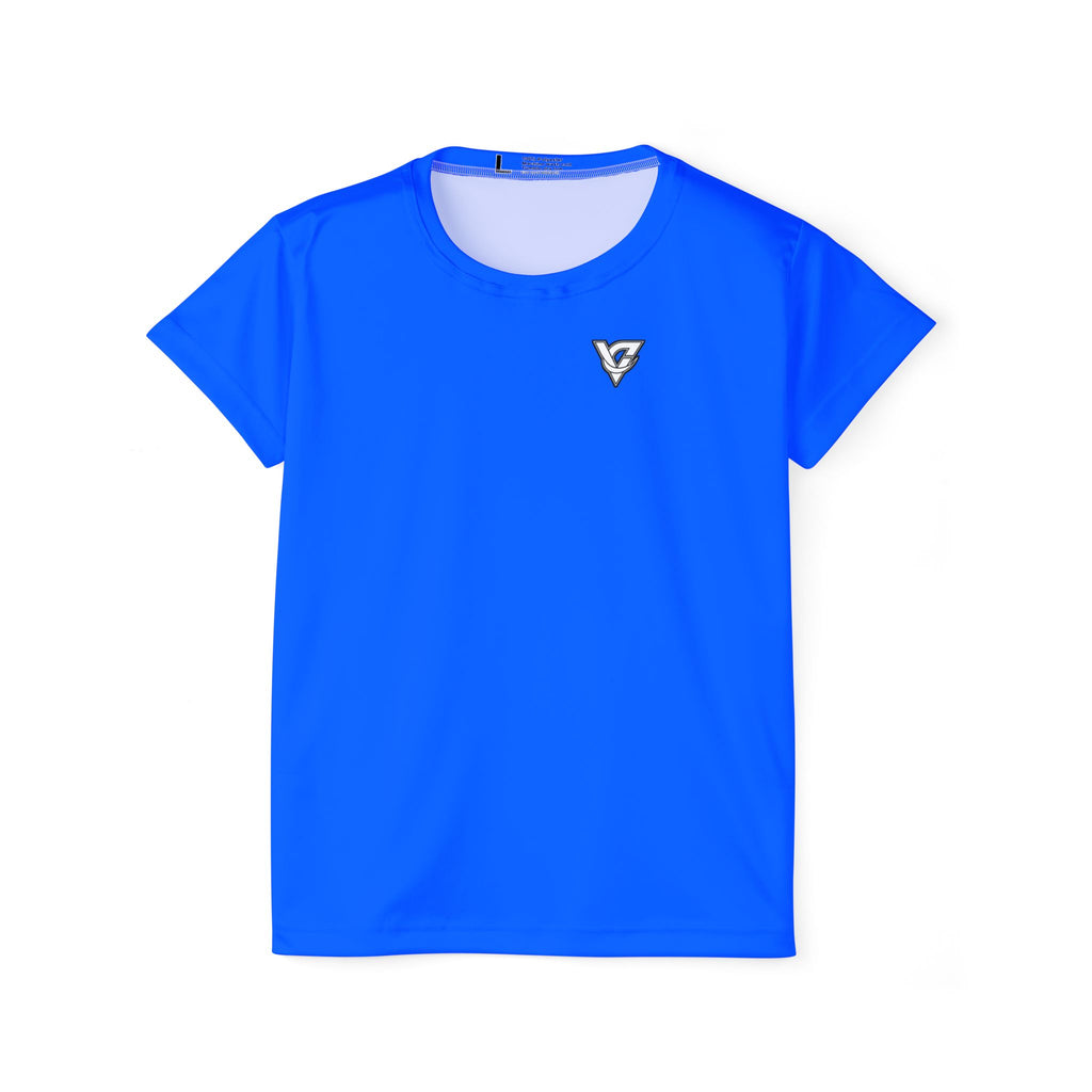Vantacore Solid Electric Blue Women's Sports Jersey