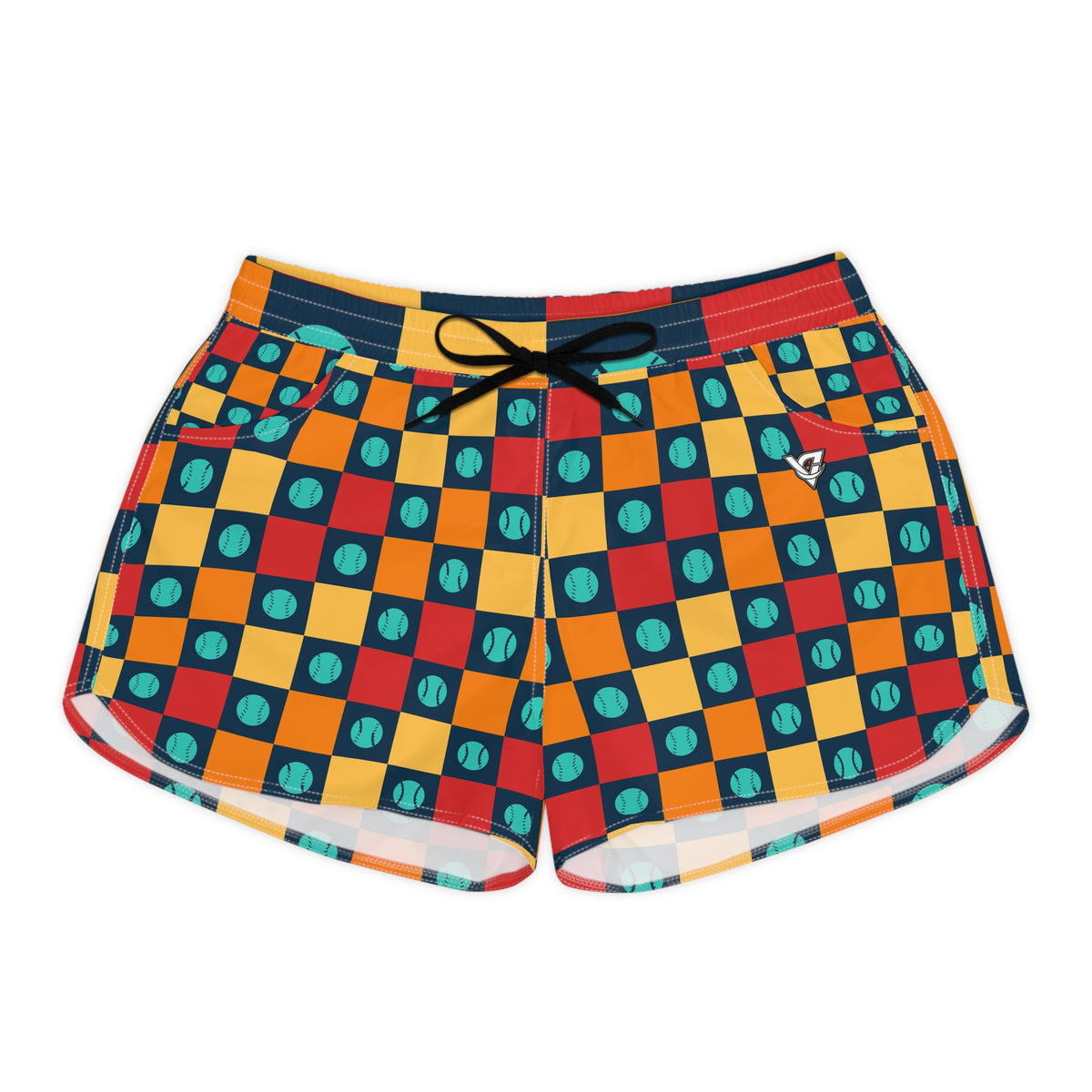 Baseball & Softball Tropic Heat Checker Drive Women's Athletic Shorts with Pockets