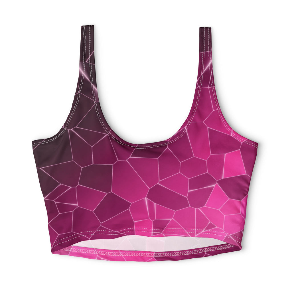 Berry Shatter Sports Bra