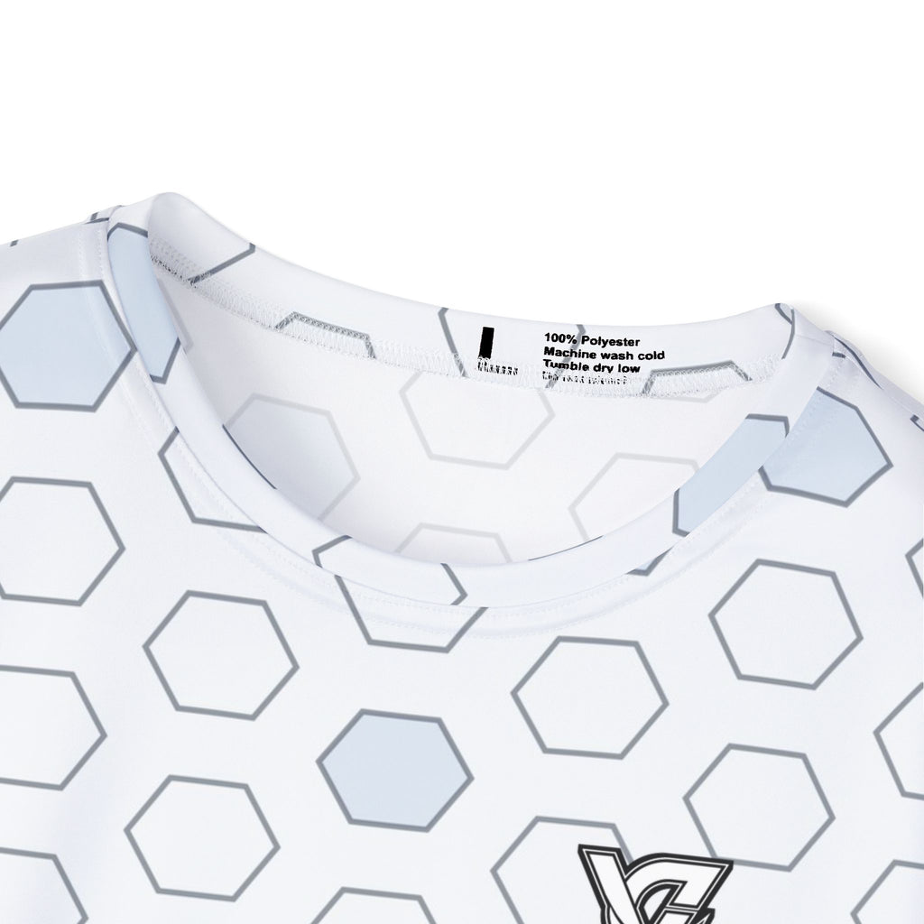 Soccer Arctic White Hex Pitch Men's Sports Jersey