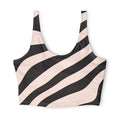 Rose Gold Zebra Sports Bra