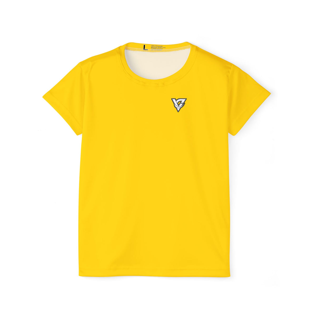 Vantacore Solid Sunshine Yellow Women's Sports Jersey
