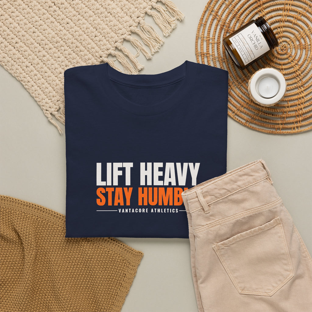 Lift Heavy Stay Humble | Men's Graphic Gym T-Shirt