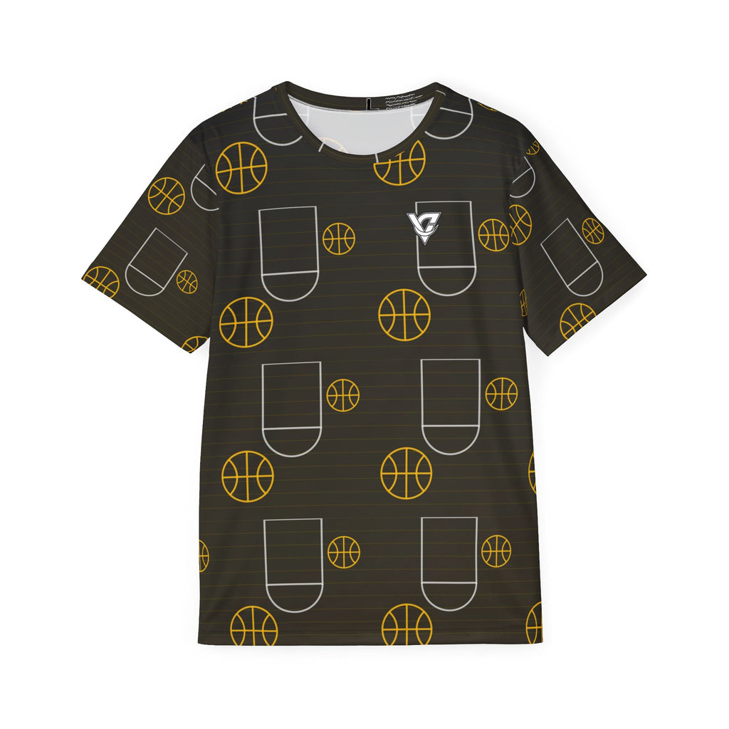 Basketball Gold Rush Court Seam Men's Sports Jersey