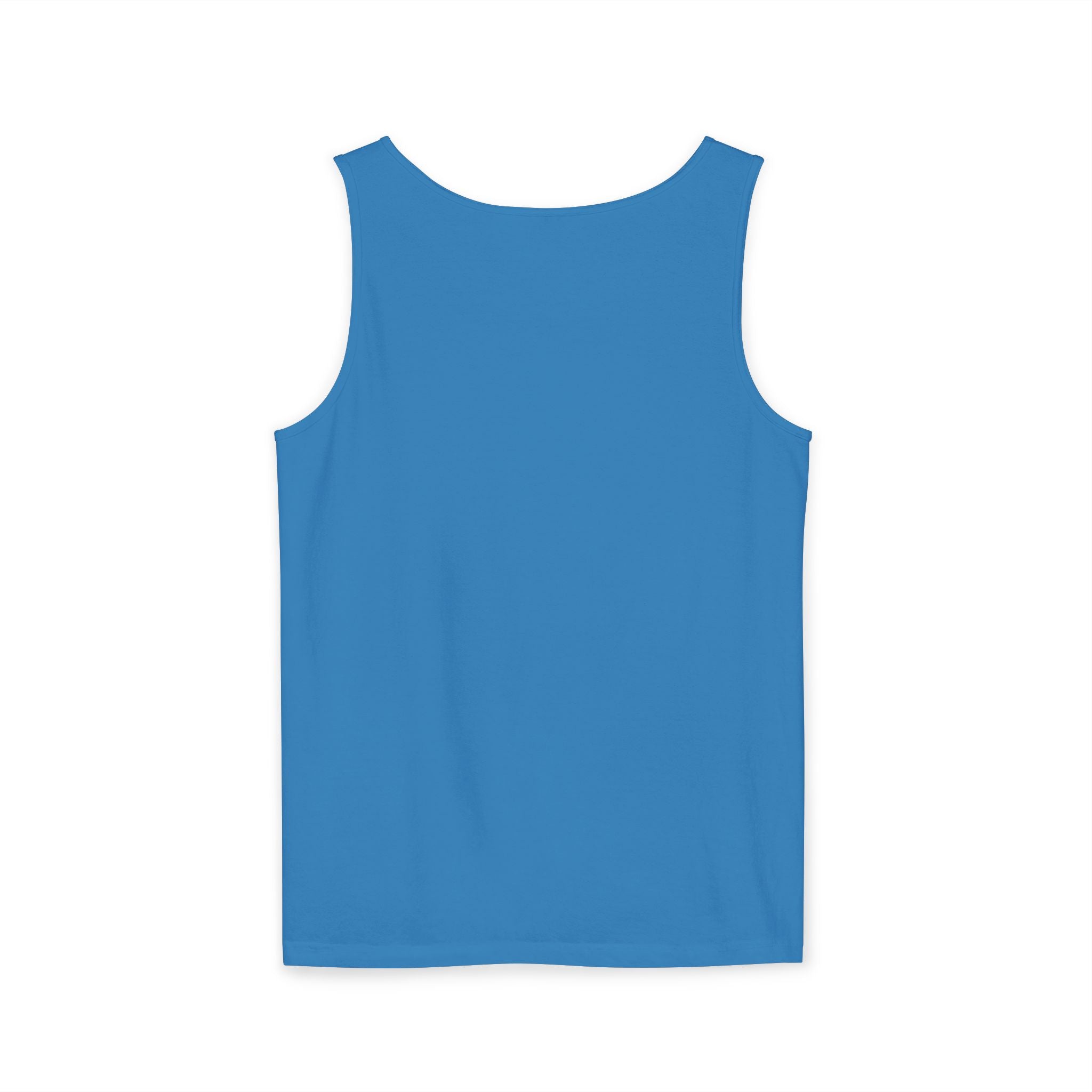 Minimal Geometric Triangle Logo Tank Top | Chest Emblem