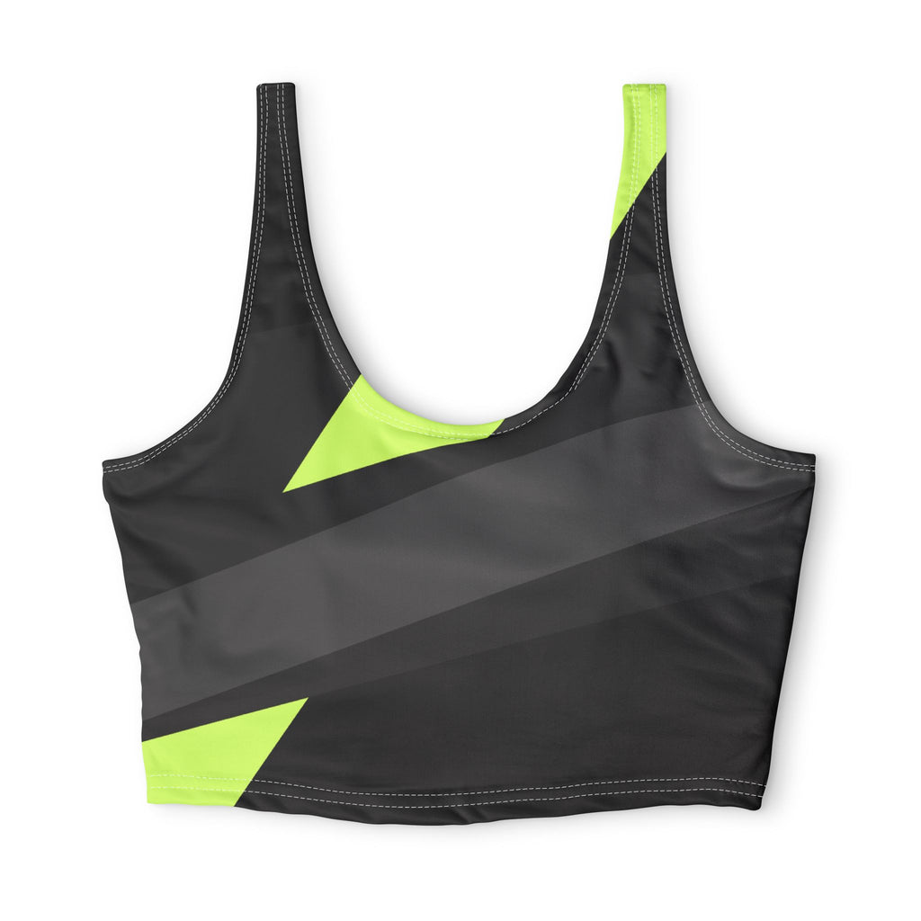 Graphite Shard Sports Bra