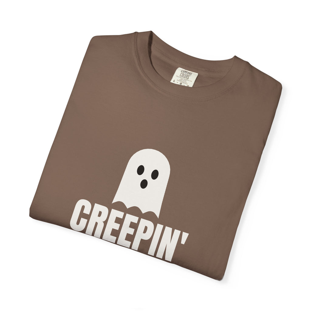 Creepin' It Real | Women's Halloween Garment-Dyed Graphic Tee