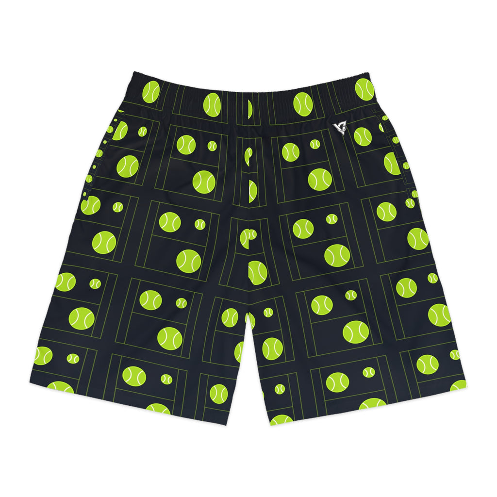 Tennis Volt Night Baseline Seam Men's Athletic Shorts with Pockets