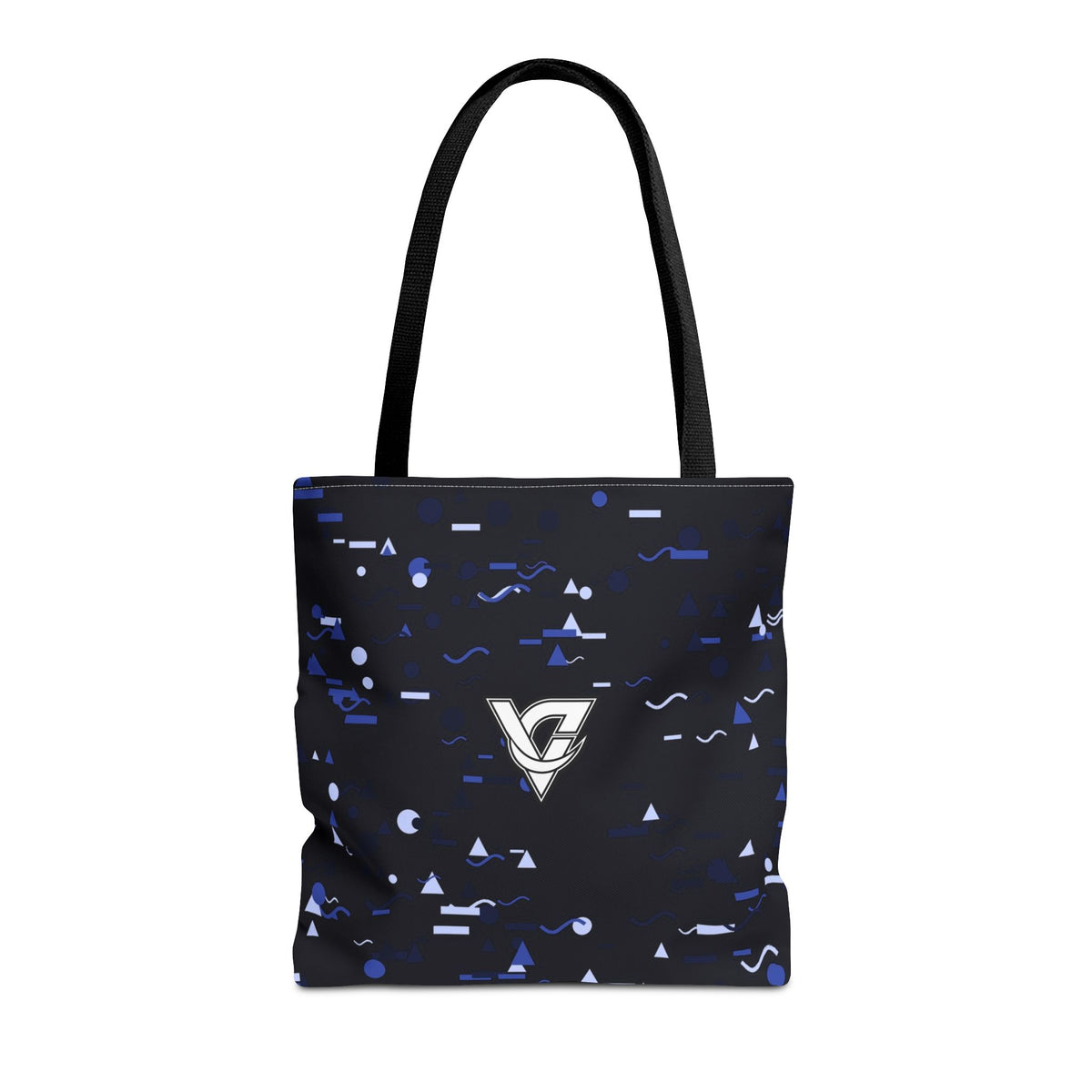 Midnight Confetti Tote Bag — All-Over Print Gym & Everyday Tote
