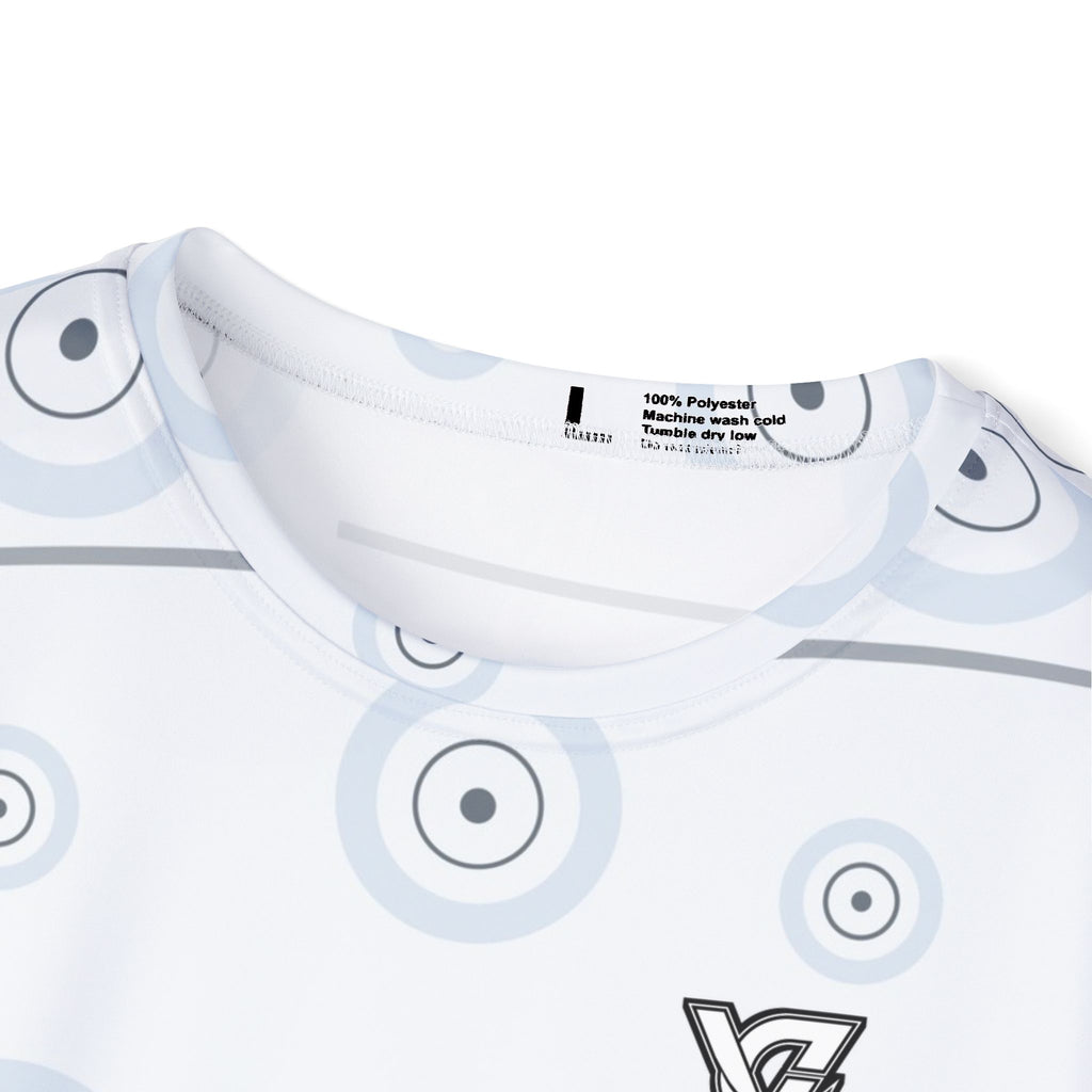 Training & Gym Arctic White Iron Plate Men's Sports Jersey