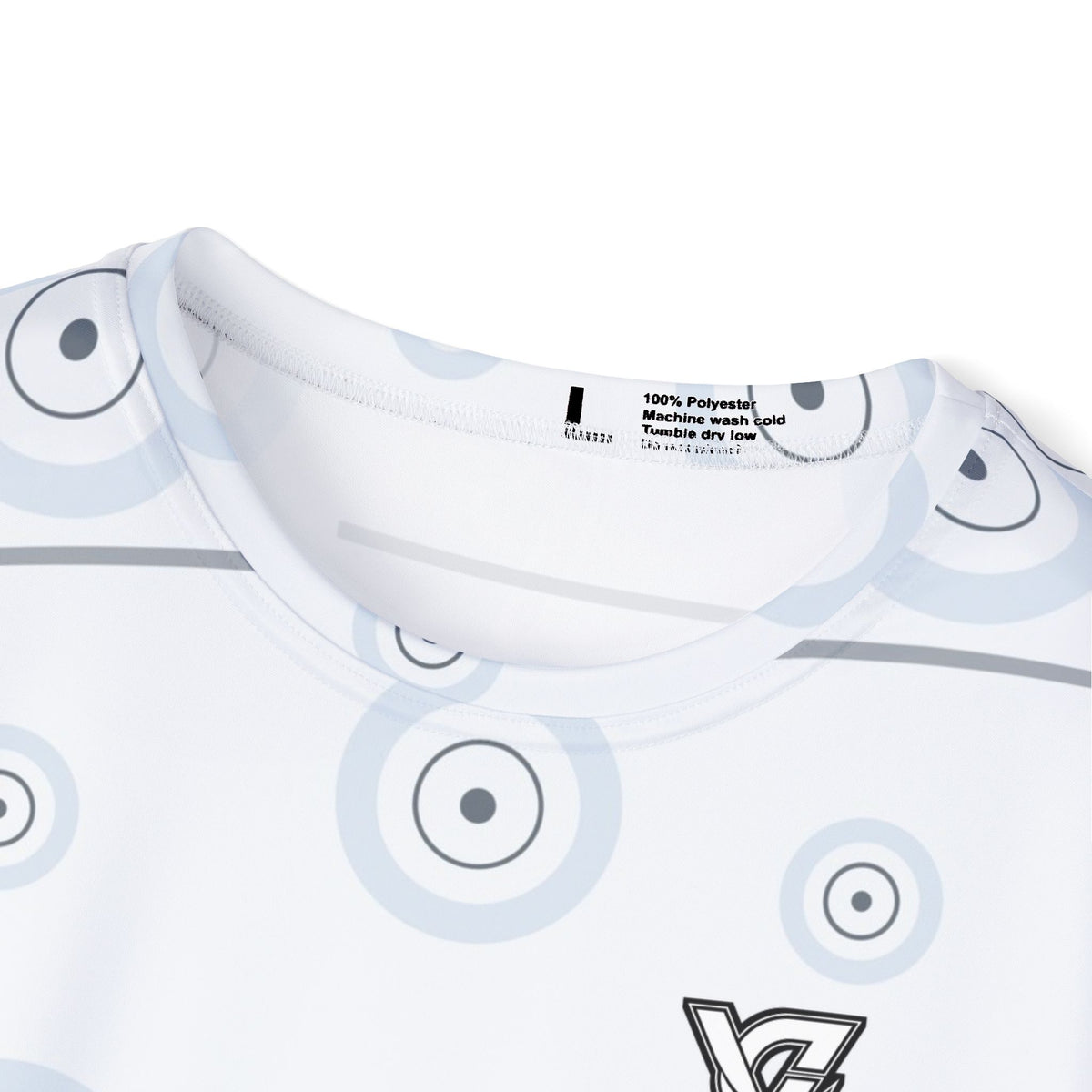 Training & Gym Arctic White Iron Plate Men's Sports Jersey